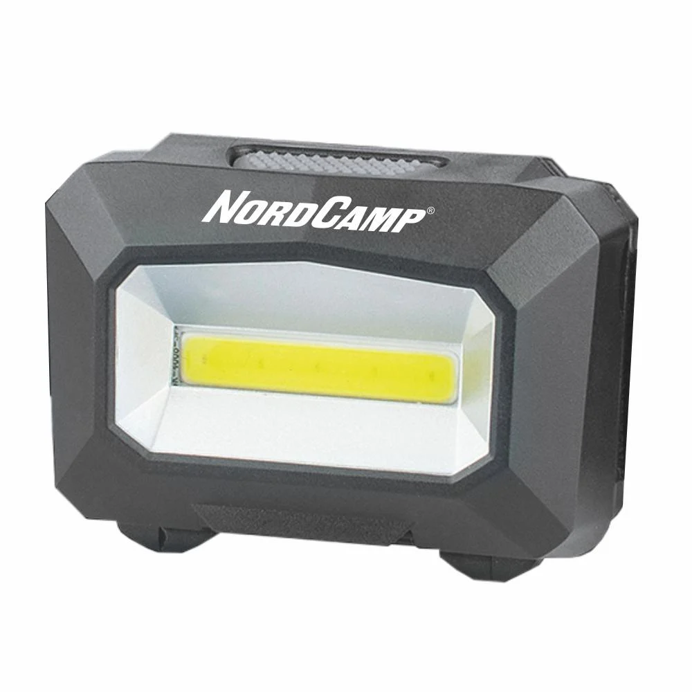 Фонарик налобный (100Lm, 3W COB, 3xAAA, White/Red) NordCamp
